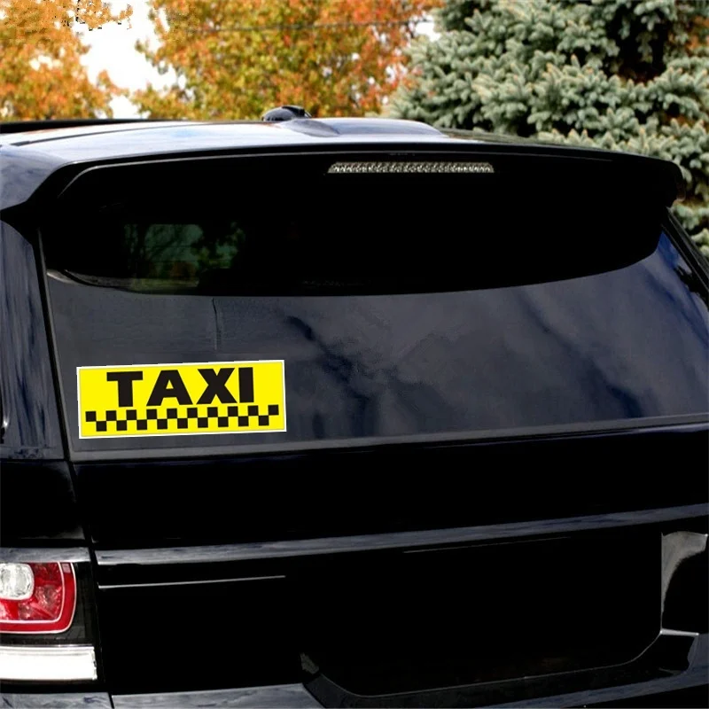 

TAXI Car Sticker Funny Personalized Colorful Auto Automobile Decals KK 10*4cm