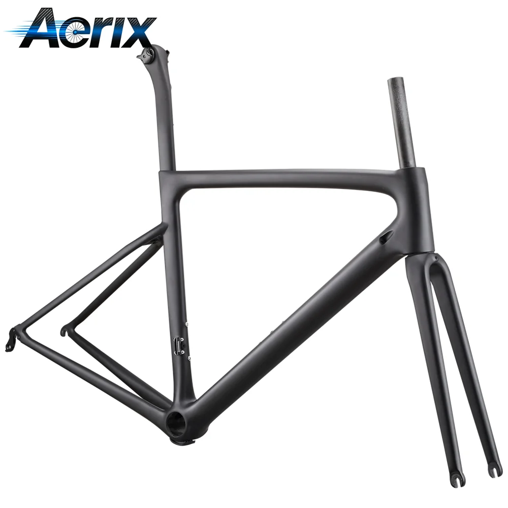 

Ультралегкая карбоновая рама для шоссейного велосипеда 787 г, PF30 T1100, V-образный тормоз, внутренняя прокладка тросов, 700C, совместимость с Di2