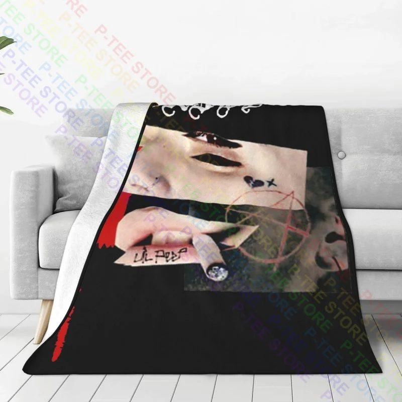 Daddy Lil Peep Retro Music Blanket Velvet Classic Dust Cover Sofa Dedicated Mechanical Wash