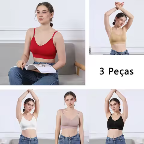 3 Peças,Lingierie feminina,Cropped feminino,sutians femininos,sutiãs sexy,tops femininos frete grátis,sutia,90% Poliéster