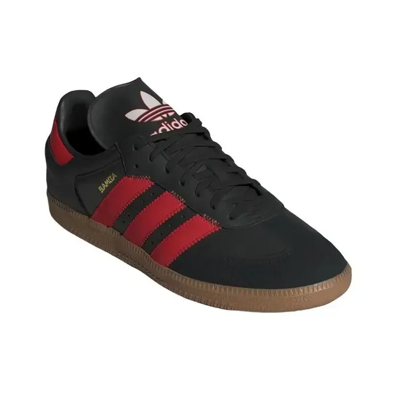 

Adidas Originals Samba OG Unisex Black Red Running Gym Sports FashionNonslip Wear Classic Board Shoes Moral Training Shoes