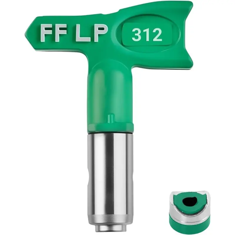 ABZV-Paint Spray Gun Accessories-312 Finish Low Pressure For Airless Spray Tip 6 To 8 Inch Pattern Size& 7/8 Inch Thread