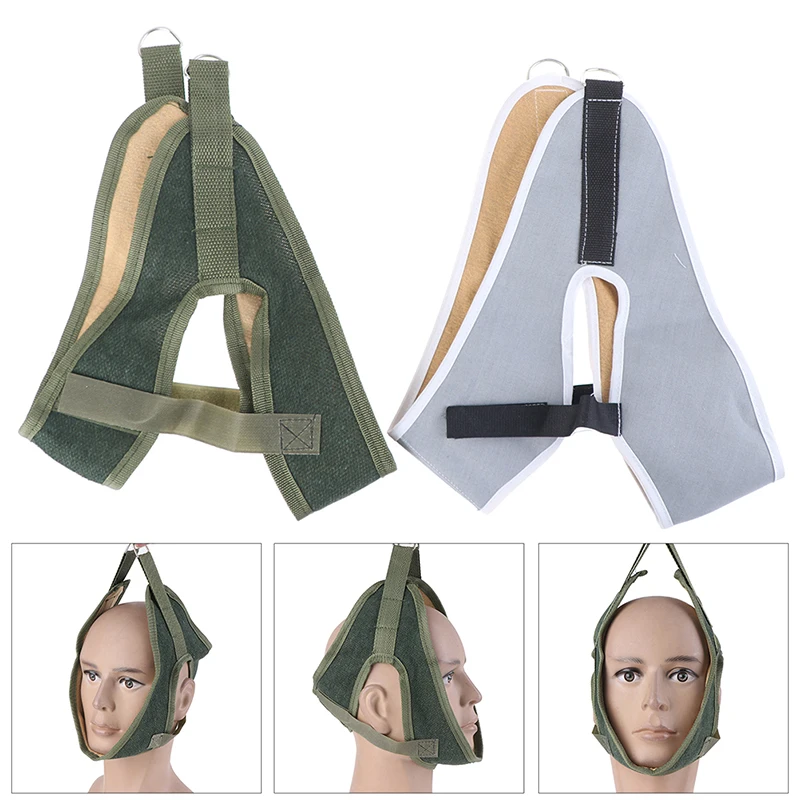 1Pcs Cervical Traction Belt Neck Stretcher Band Vertebrae Stretch Fixing Stra Belt For Adults