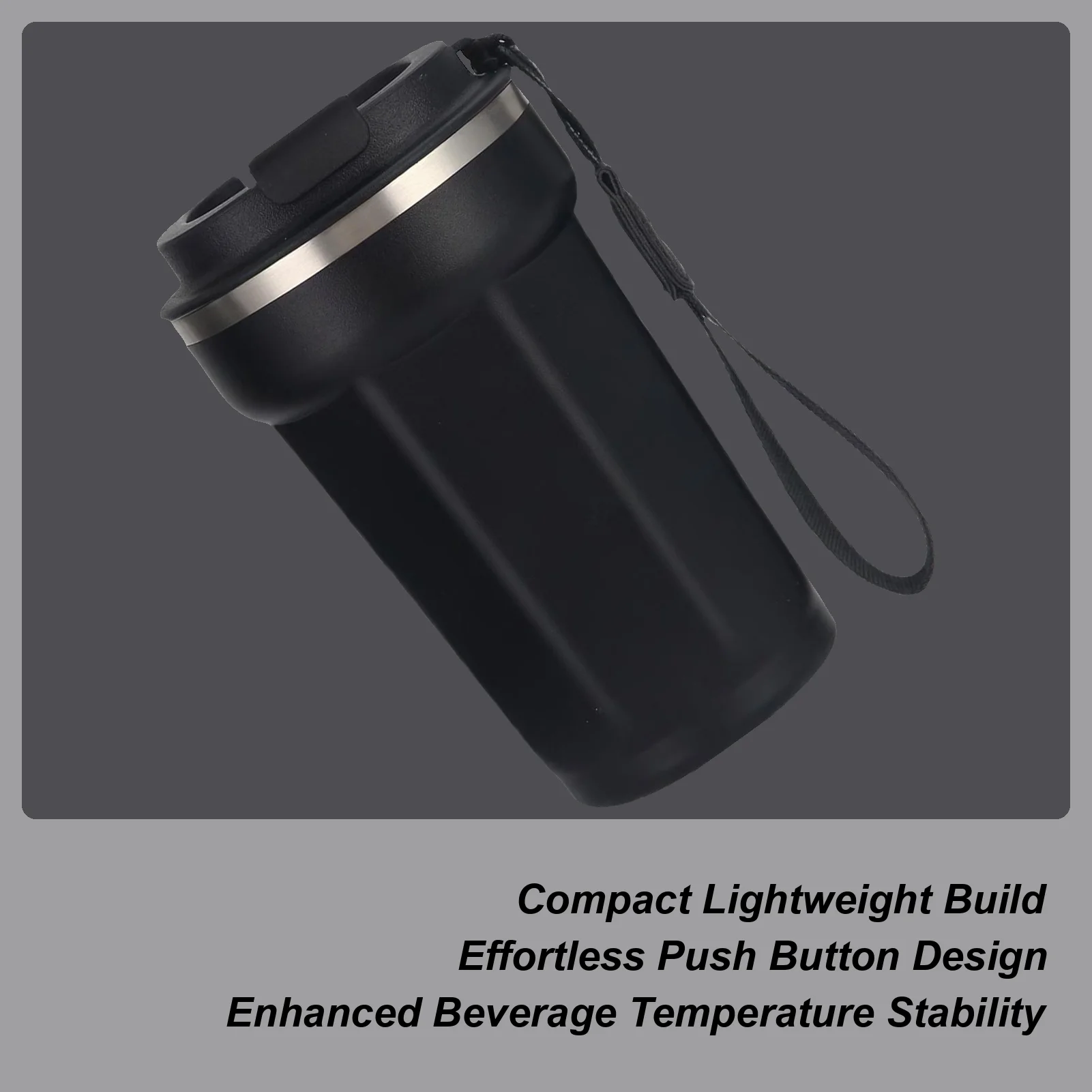 

Coffee Tumbler Leak Proof Lid For Beverage Insulated Tumbler For Coffee Tea Beverage Hot Drinks Milk Travel Work Car Commuting