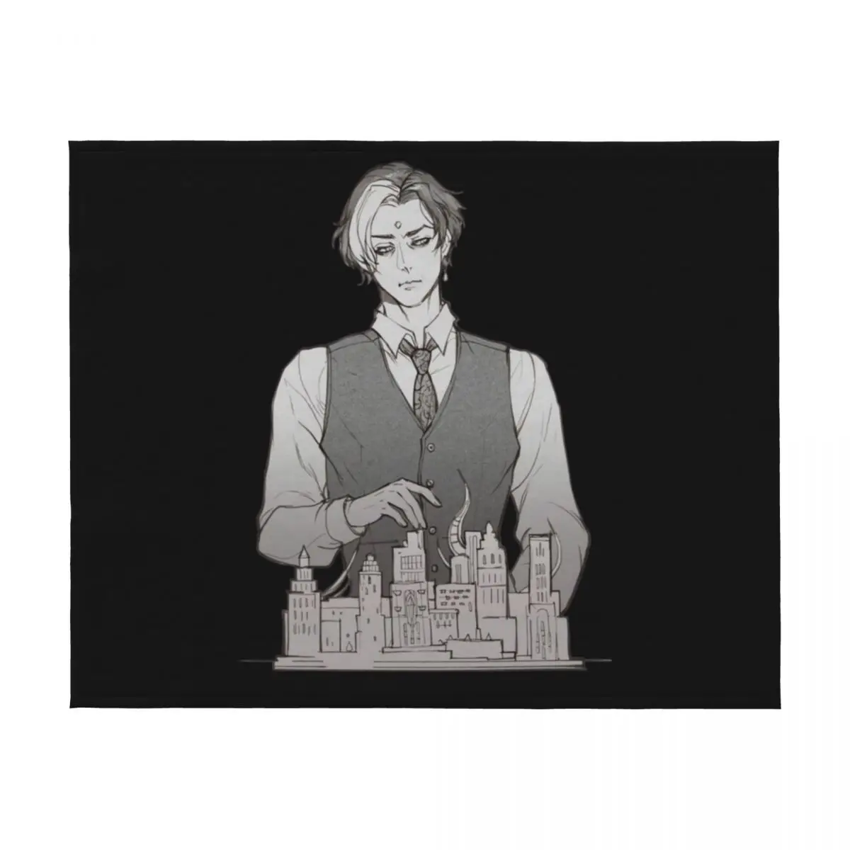 Emet-selch - بطانية رمي المهندس المعماري، بطانيات مصممة فاخرة وكبيرة وناعمة