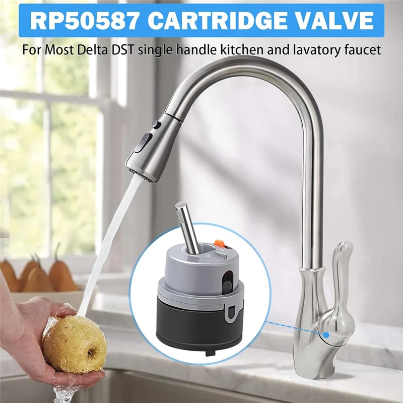 A64Z Filter Replacement Forsingle Handle Kitchen Andbathroom Faucet Repair Parts Universal Triangle Faucet