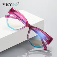 VICKY-gafas graduadas para miopía para mujer, diseño único, ojo de gato, hipermetropía, lectura, antiluz azul, montura de gafas ópticas PFD2156