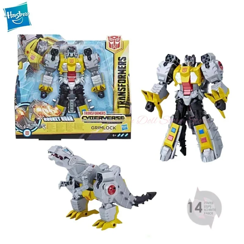 

【In-stock】Original Hasbro Transformed Toy Cyberverse Grimlock Action Figure Model Toy Gift