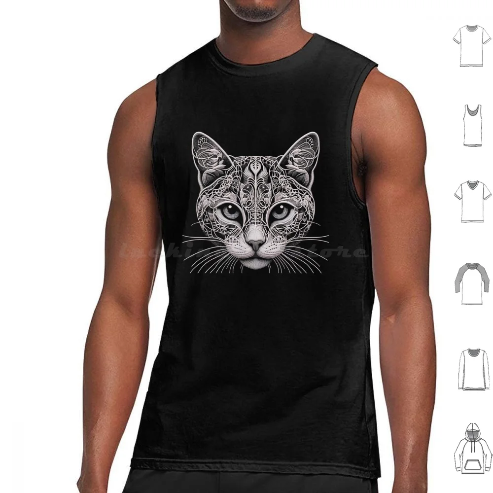 Baby Lasagna Tank Tops Print Cotton Baby Lasagna Baby Lasagna Meow Cat Please Meow Back Esc 2024 Esc Cat Rim Tim Tagi Dim