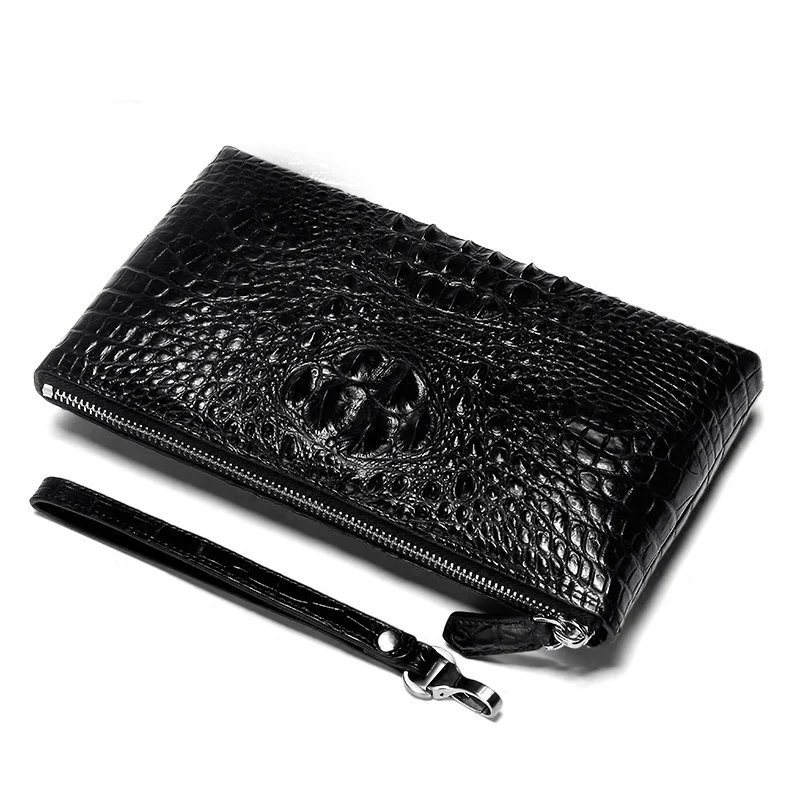 yuanyu New  Crocodile skin  Handbag  male  Import  Crocodile men clutch bag  Large capacity  wallet  long  male  Hand bag