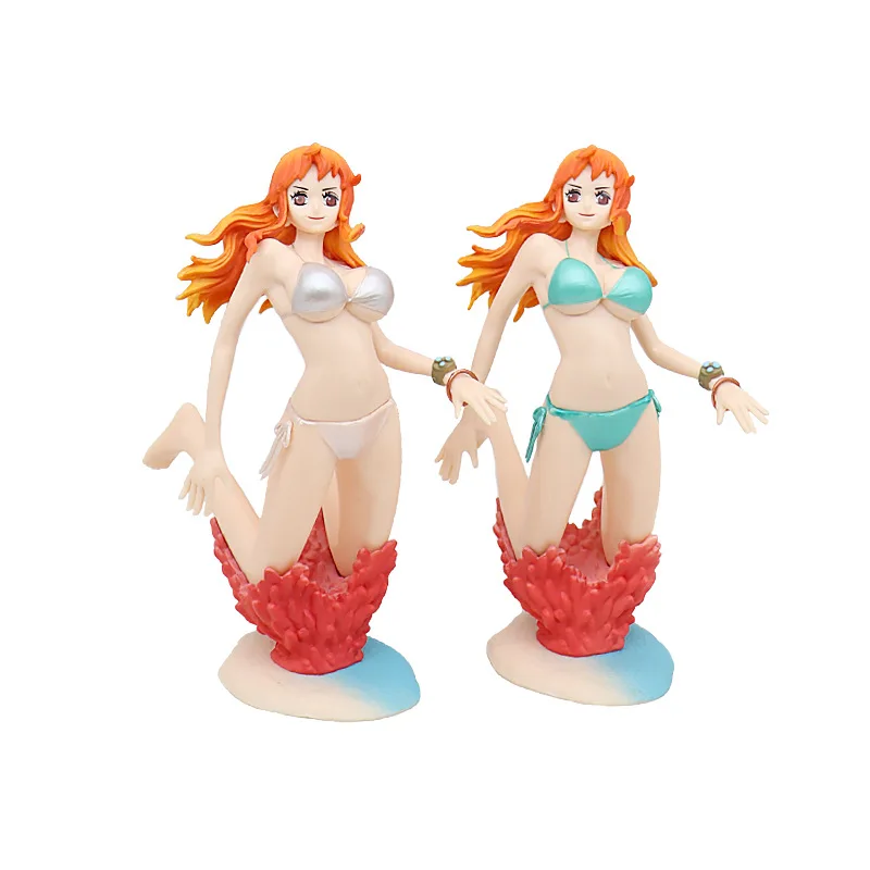 

15cm One Piece Anime Figures Nami Sexy Bikini Diving Swimsuit Nami Action Figure PVC Collection Model Doll Ornaments Toys Gifts