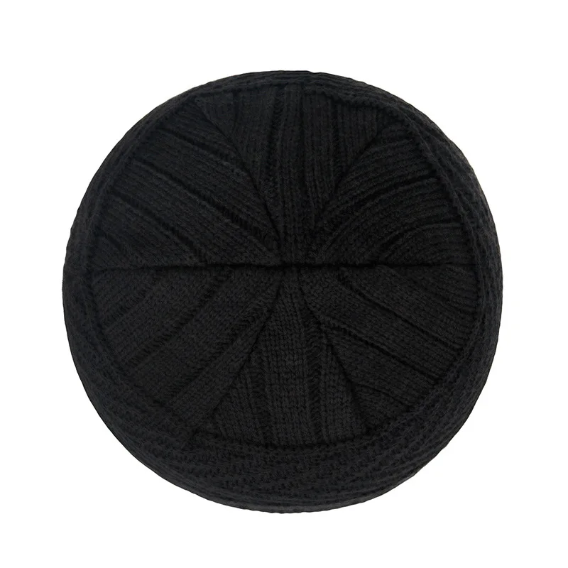 Зимняя шапка-бини, шарф и перчатки с сенсорным экраном, комплект для мужчин и женщин, модная теплая вязаная шапка с черепом