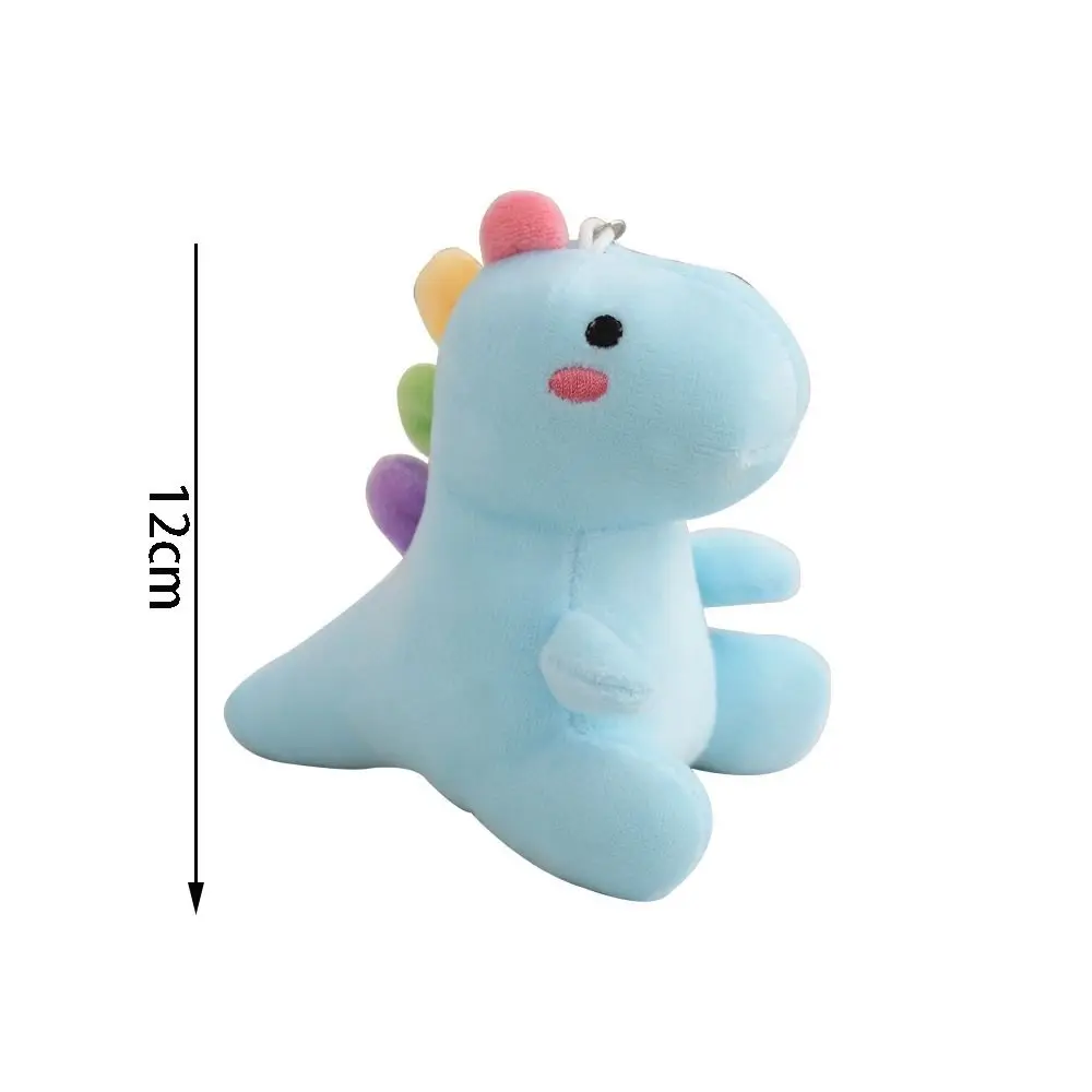 Nuovo portachiavi in peluche giocattolo dinosauro portachiavi in peluche carino mini ciondolo dinosauro bambola di peluche dinosauro morbido