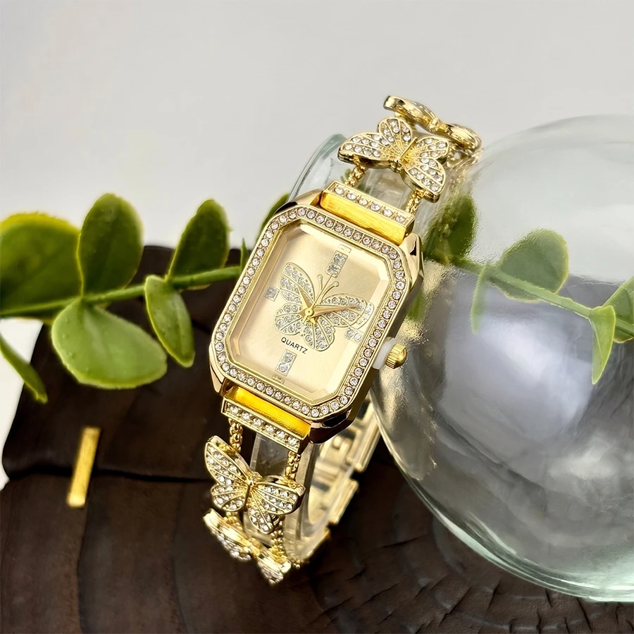 Dameshorloge met rechthoekig w - Jewelry Watches Women recensie en prijs