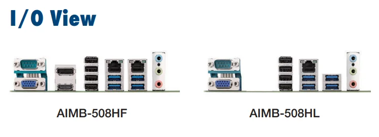 Advantech AIMB 508  12th 13th Gen Core Processors I9/i7/i5/i3 LGA1700 MicroATX Industrial Motherboard