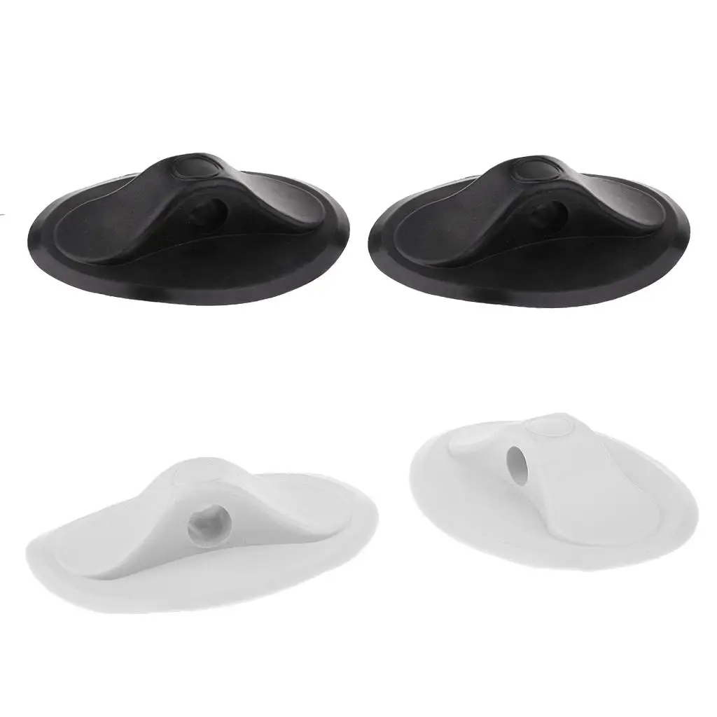 Environmentally Friendly PVC Rope Buckle Deck Mount Single Hole for Boat Kayak Canoe Raft Accessories