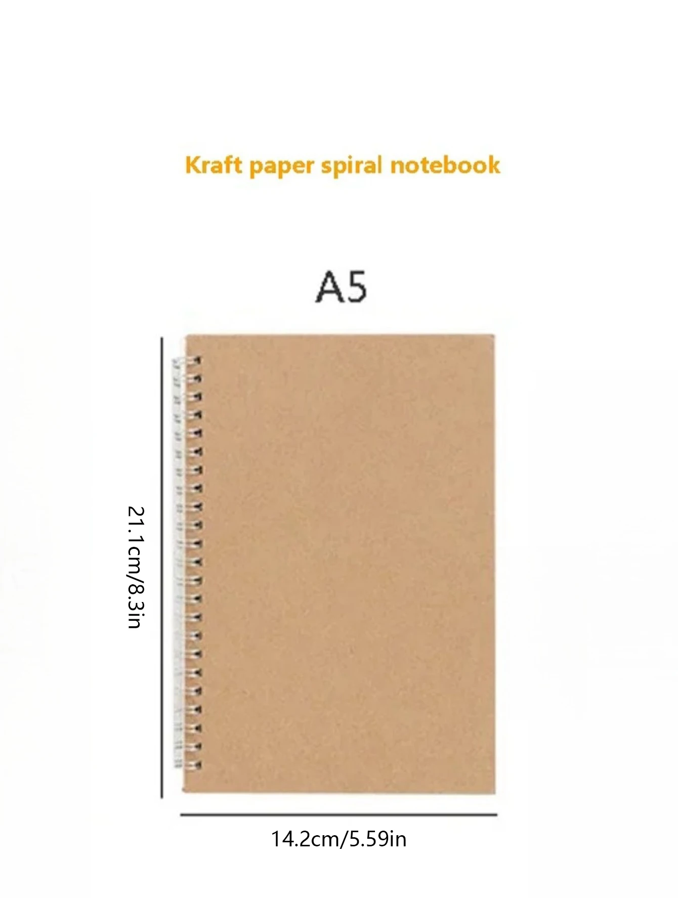 A5 Coil Notebook Lined Dots Blank Grid Paper Journal Book For School Office Supplies Stationery