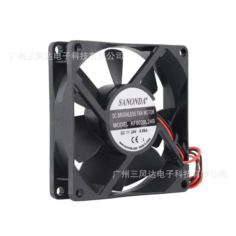 DC8020 24V KF8020L24B Nebulizer for Graphics Card Humidifier Silent Cooling Fan Micro