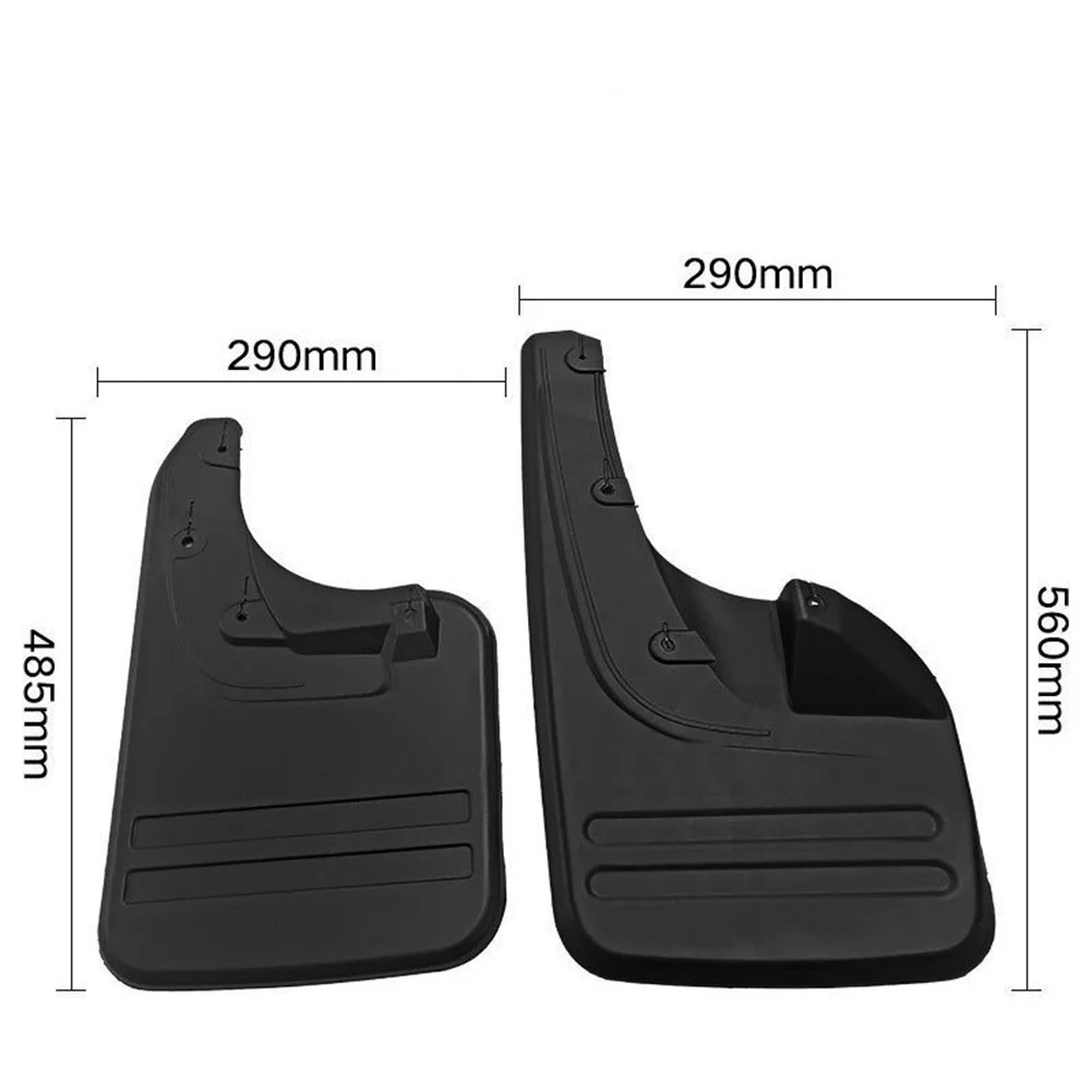 Guardabarros ABS para ruedas delanteras y traseras, Protector de neumáticos Compatible con Hilux VIGO 4WD (12), 2006-2014