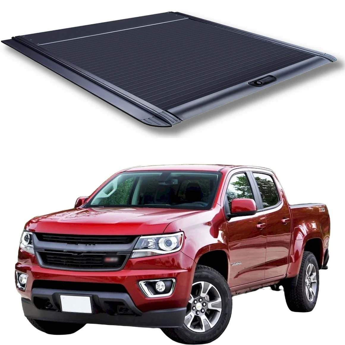 Aluminum hard telescopic manual pickup lathe cover For Chevrolet COLORADO V6 2019 (US Version) (Korean Custom) image 2