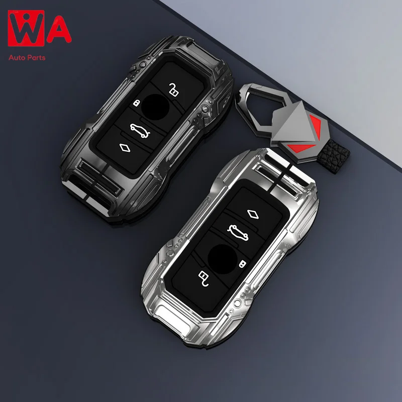 

Car Key Case For BMW Key Cover For BMW F30 F20 G30 G20 X1 X2 X3 X4 X5 X6 520 525 320i Full Cover Metal Key Shell Car Accessories