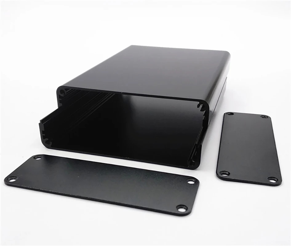 1pc Sliver/ Black Aluminium Enclosure Case  Mini Electronic Project Box 88x30x120/130mm Can be Drilled, Lettered