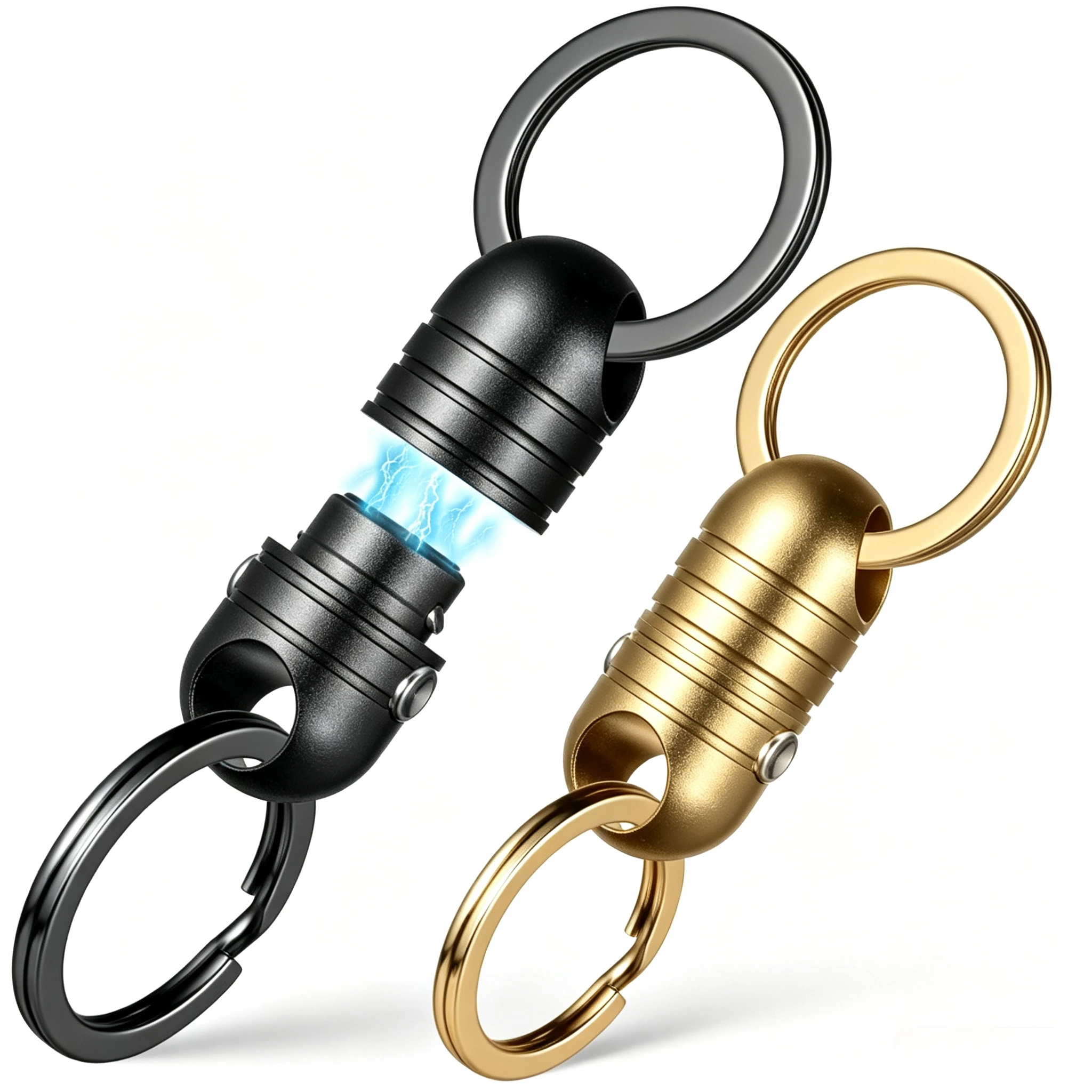 Quick Release Keychain, Magnetic Key Holder Keyring Connector, Detachable Key Chain Rings for Men Women Car Keys
