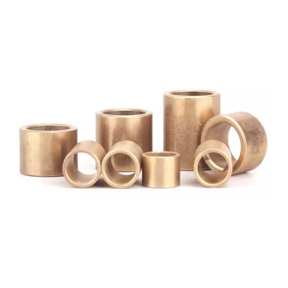 Powder metallurgy oil bearing copper sleeve brass bushing lining thin inner diameter 3 4 5 6 8 mm