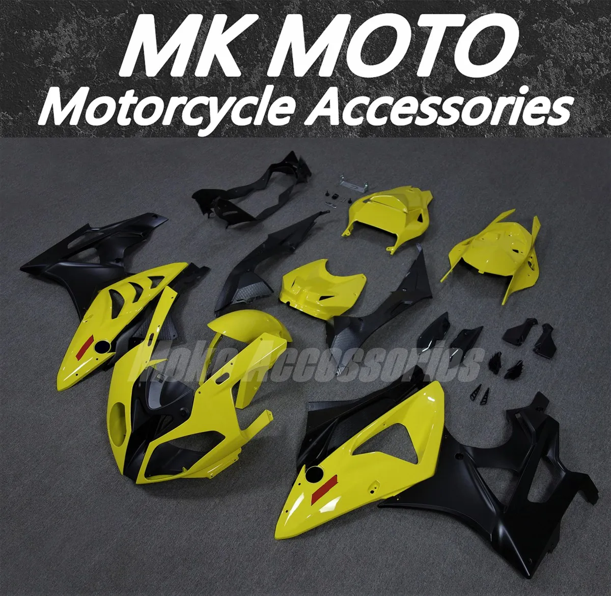 

Motorcycle Fairings Kit Fit For S1000rr 2009 2010 2011 2012 2013 2014 Bodywork Set Yellow Black