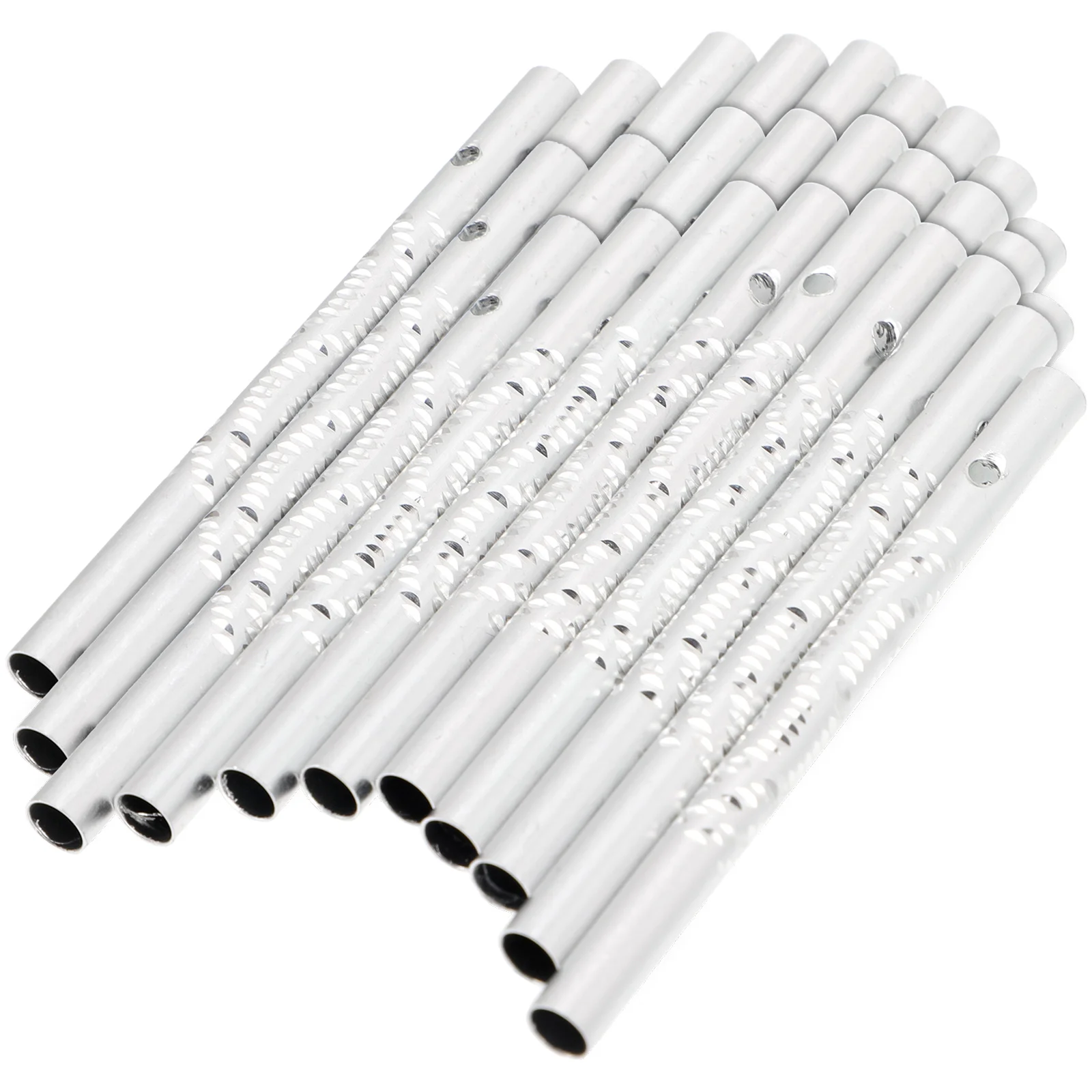 

50pcs Tube Pine Musical Wind Chime Tubes Parts Kit Tube Diy Metal Outdoor Aluminum Material Replacement Supplies Making Decor