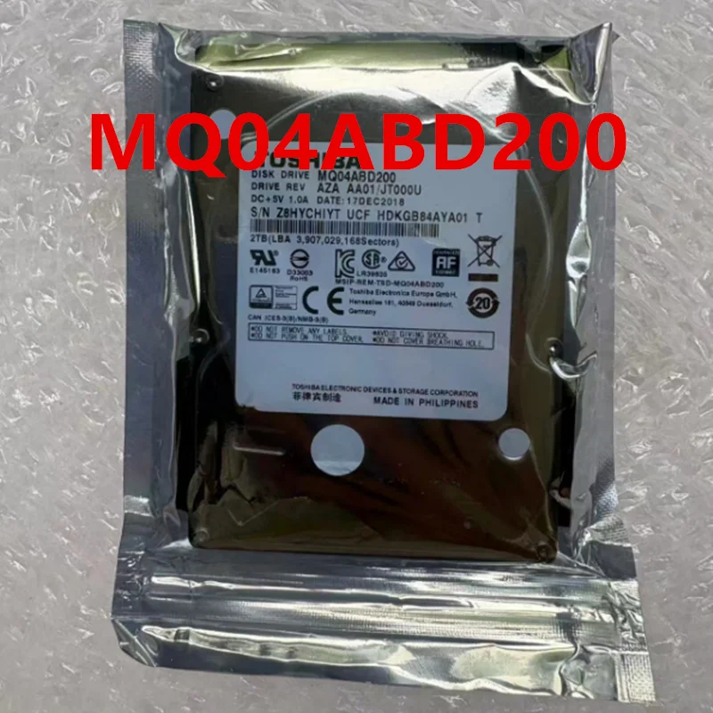 New Original HDD For Toshiba 2TB 2.5