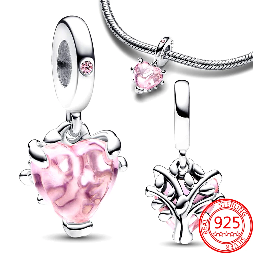 Arrivo 925 Sterling Silver Flying Unicorn Pig Charm fFit braccialetto fai da te collane creazione di gioielli