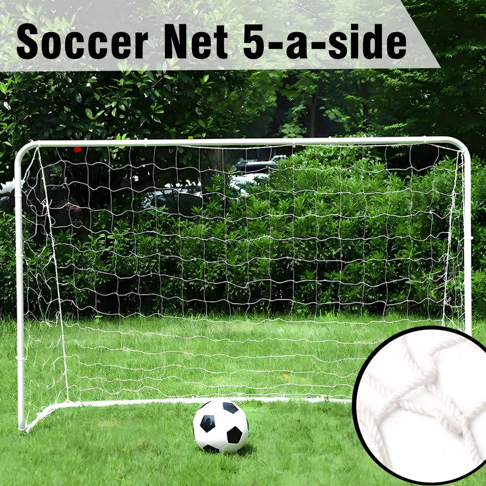 

10.5 X 6.89 Ft Portable Nylon Football Net Blue Volleyball Training Net Youth Athlete Practice Competition School for 5 Person