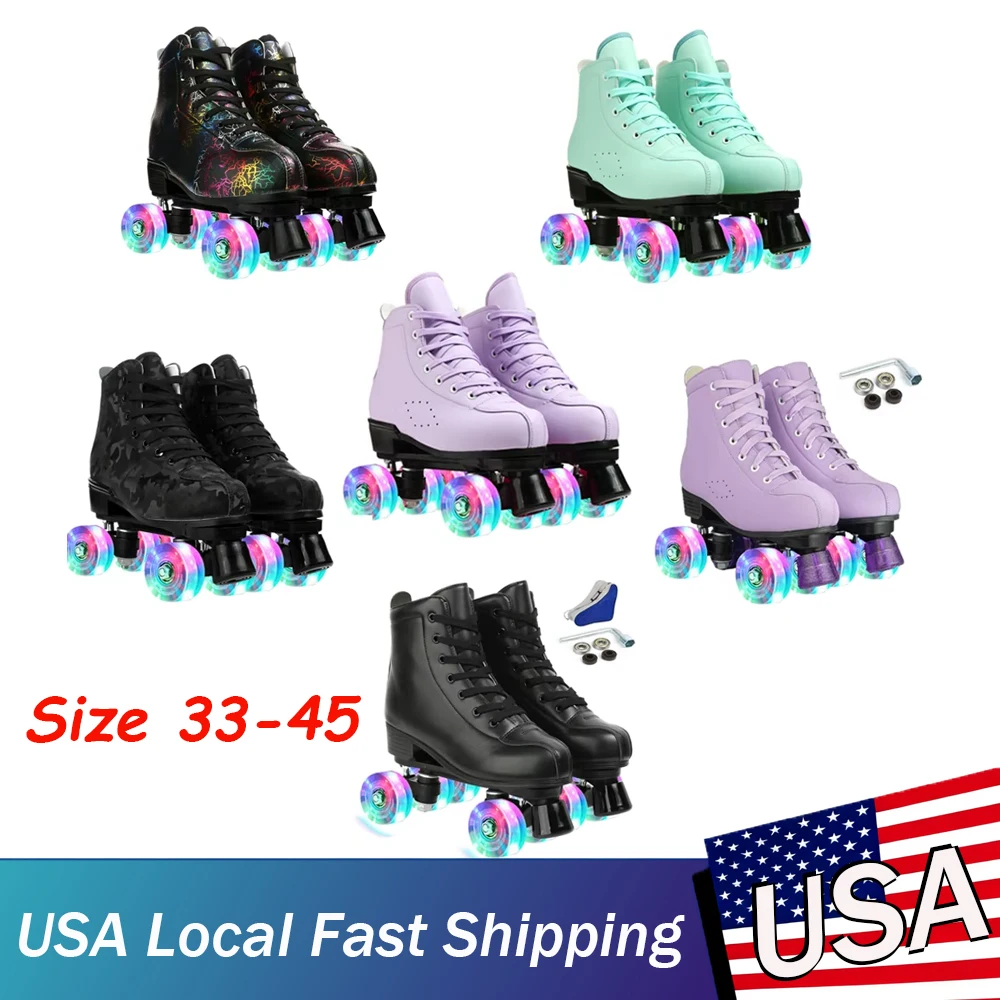 

Мигающие роликовые коньки, обувь для катания на коньках, раздвижные роликовые коньки, кроссовки, уличная спортивная обувь для катания на коньках, для начинающих мужчин и женщин