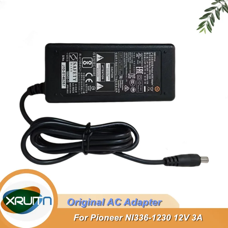 12V 3A 36W AC DC Adapter Charger For Pioneer DJ UNI336-1230 UN1336-1230 Pioneer DJ DWR Power Supply