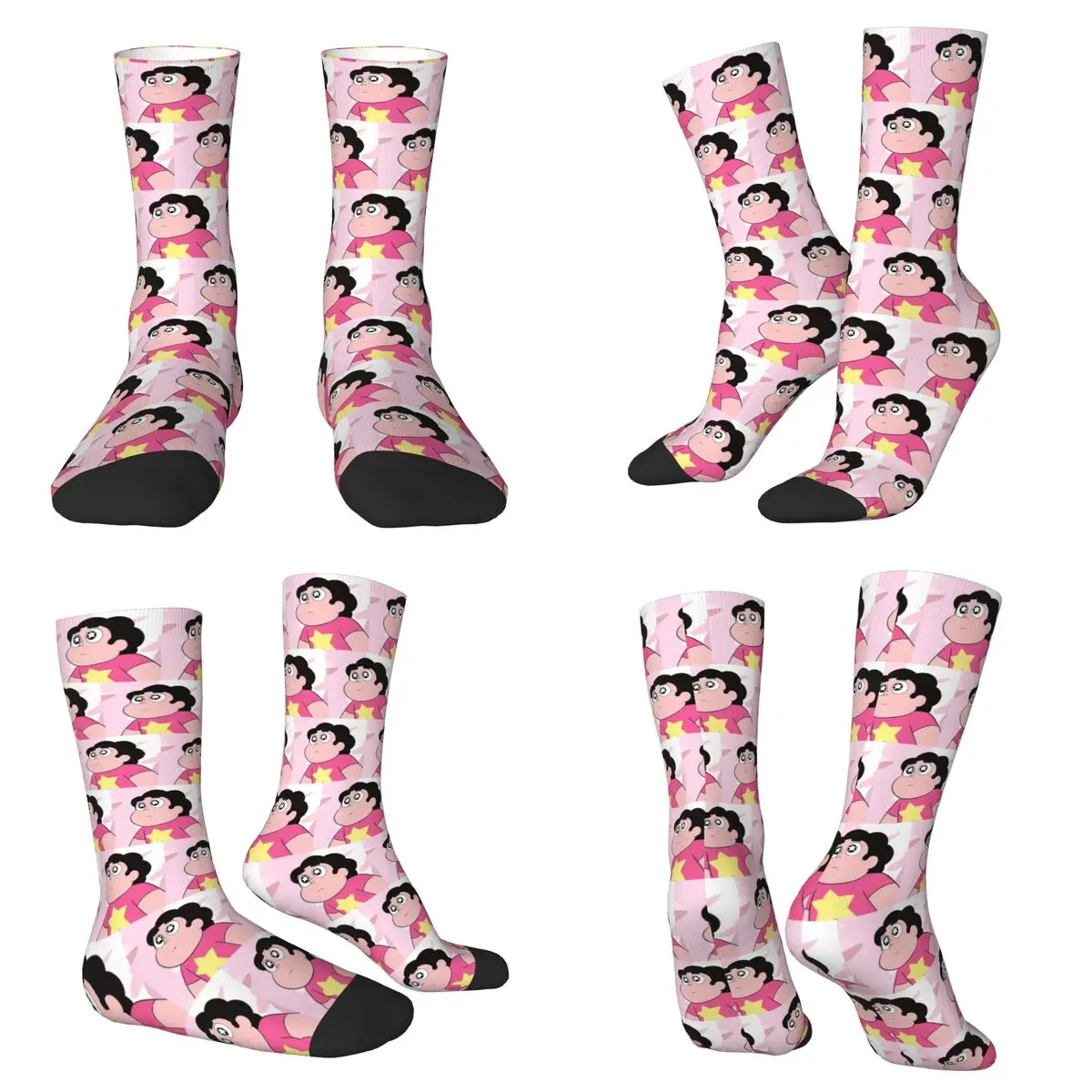 Steven Universe Socks Harajuku Sweat Absorbing Stockings All Season Long Socks for Man Woman Valentine's Day Gifts