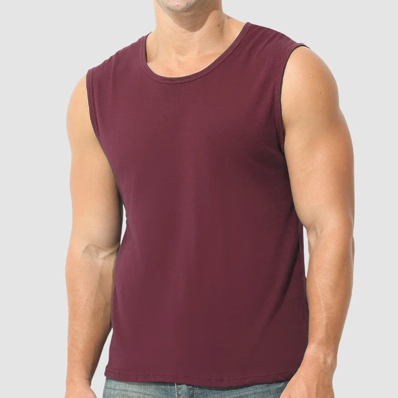 

Мужской жилет из чистого хлопка, дышащая тонкая молодежная спортивная основа, свободная летняя тонкая майка с лямкой на бретельках