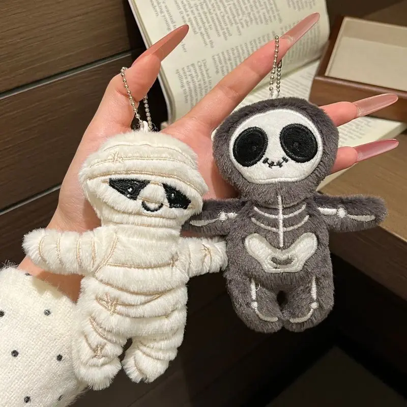 

Toy Idea Mummy Plush Toy Soft Stuffed Mummy Doll Bag Charm Keychain Pendant Car Home Decor Small Gift For Festival Decoration