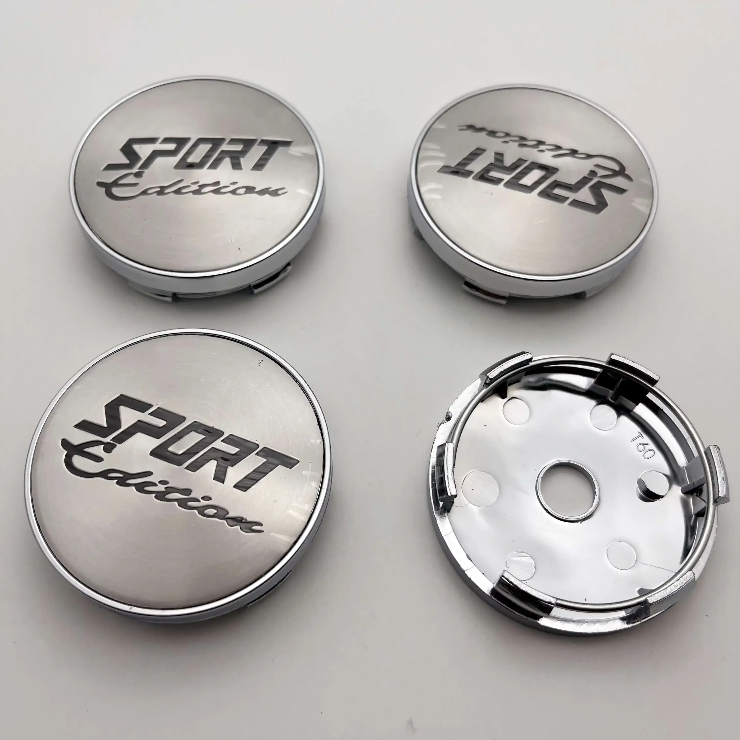 

4pcs ABS 60mm Wheel Center Caps With Sport Edition Badge Logo Rim Hubcap Cover Sprot Emblem Styling Accessories for Toyota Honda