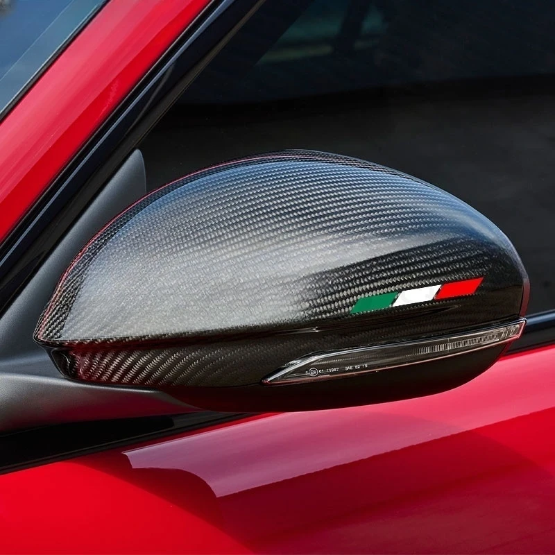 Reflective Italian Stripes Sticker Rearview Mirror B Pillar Body Decal For Alfa Romeo Stelvio Giulia 159 Giulietta 147 Mito 2024 - view 6