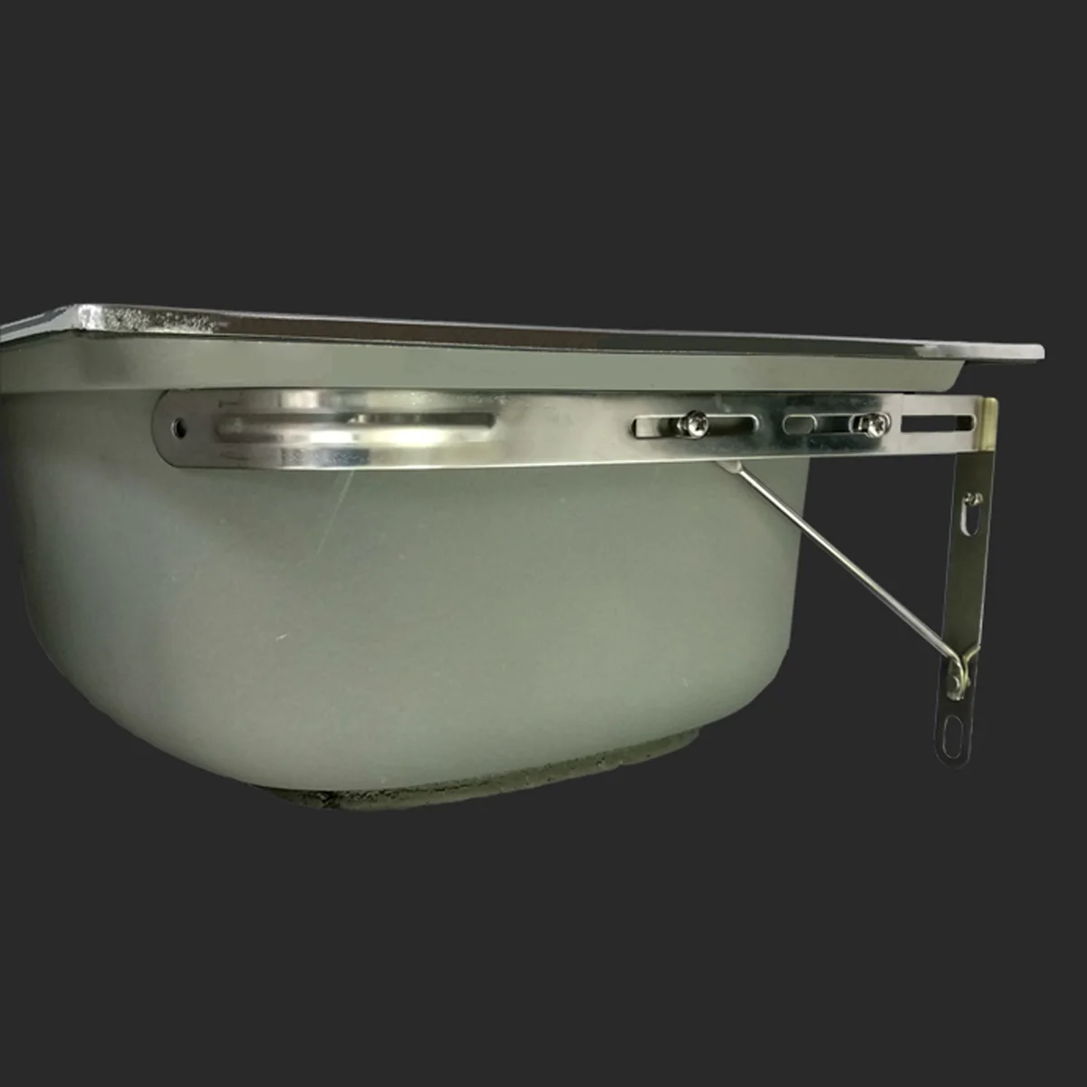 Silver Stainless Steel Sink Single Basin Bracket, Wall Mounted Sink Sink Mount Bracket Bracket