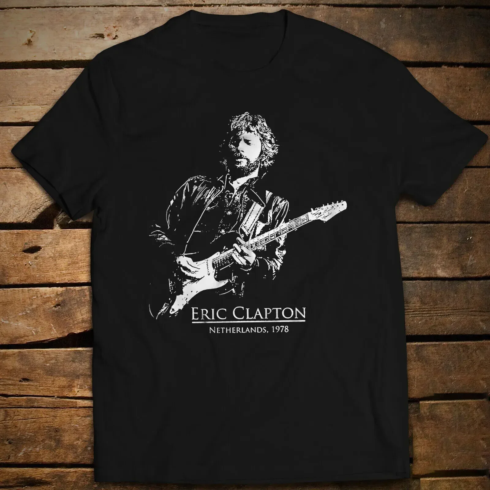 

Eric Clapton T-shirt Black Cotton Tee