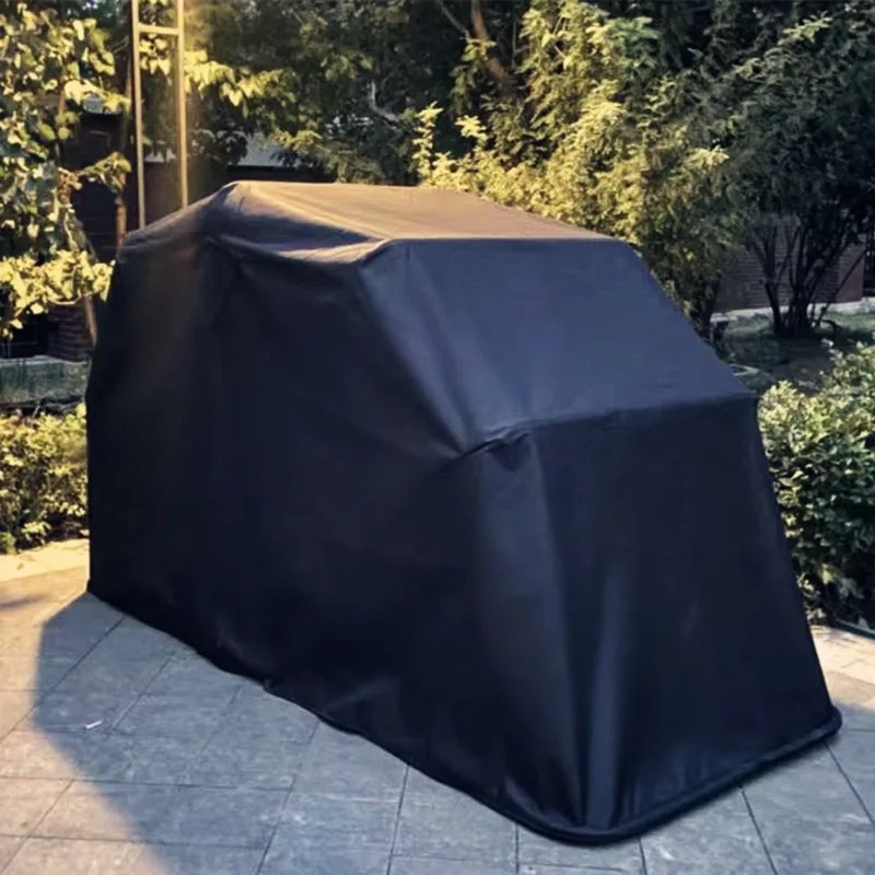 Fixed parking shed, mobile folding canopy, dust-proof outdoor