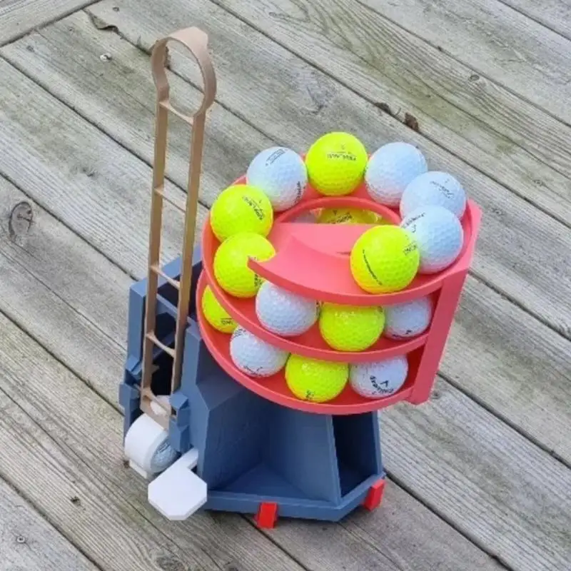 

Гольф -шар автоматические шарики футболки с машиной, обучающие пусковые установки