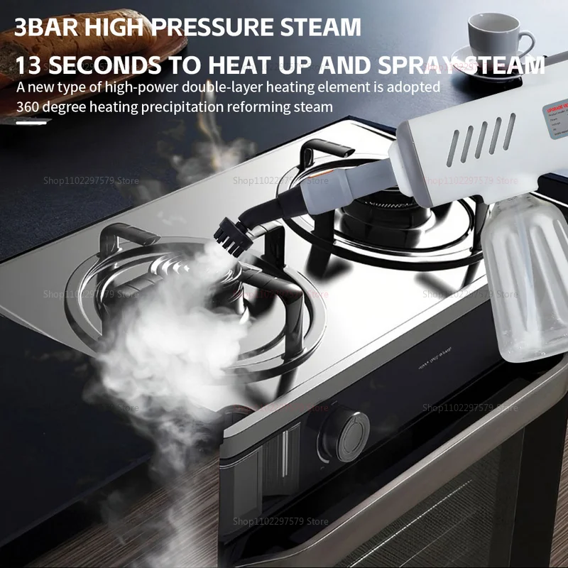 High Pressure High Temperature Steam Cleaner Portable Kitchen Air Conditioner Fast Heating Cleaning Machine for Home Use