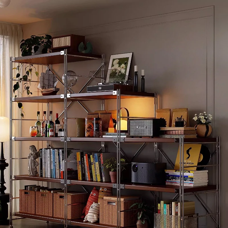 

shelves Floor-to-ceiling optical axis Living room Multi-layer storage shelves Kitchen balcony Storage bookcase shelf display