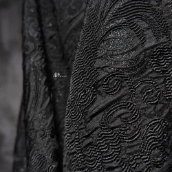 Jacquard Pattern Fabric for Clothing Outerwear Special Texture Designer Polyester Spandex Material Cloth Apparel Diy Sewing
