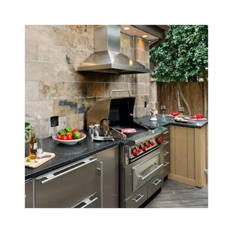 

Garden Island BBQ Stainless Steel Outdoor Kitchen BBQ Gas