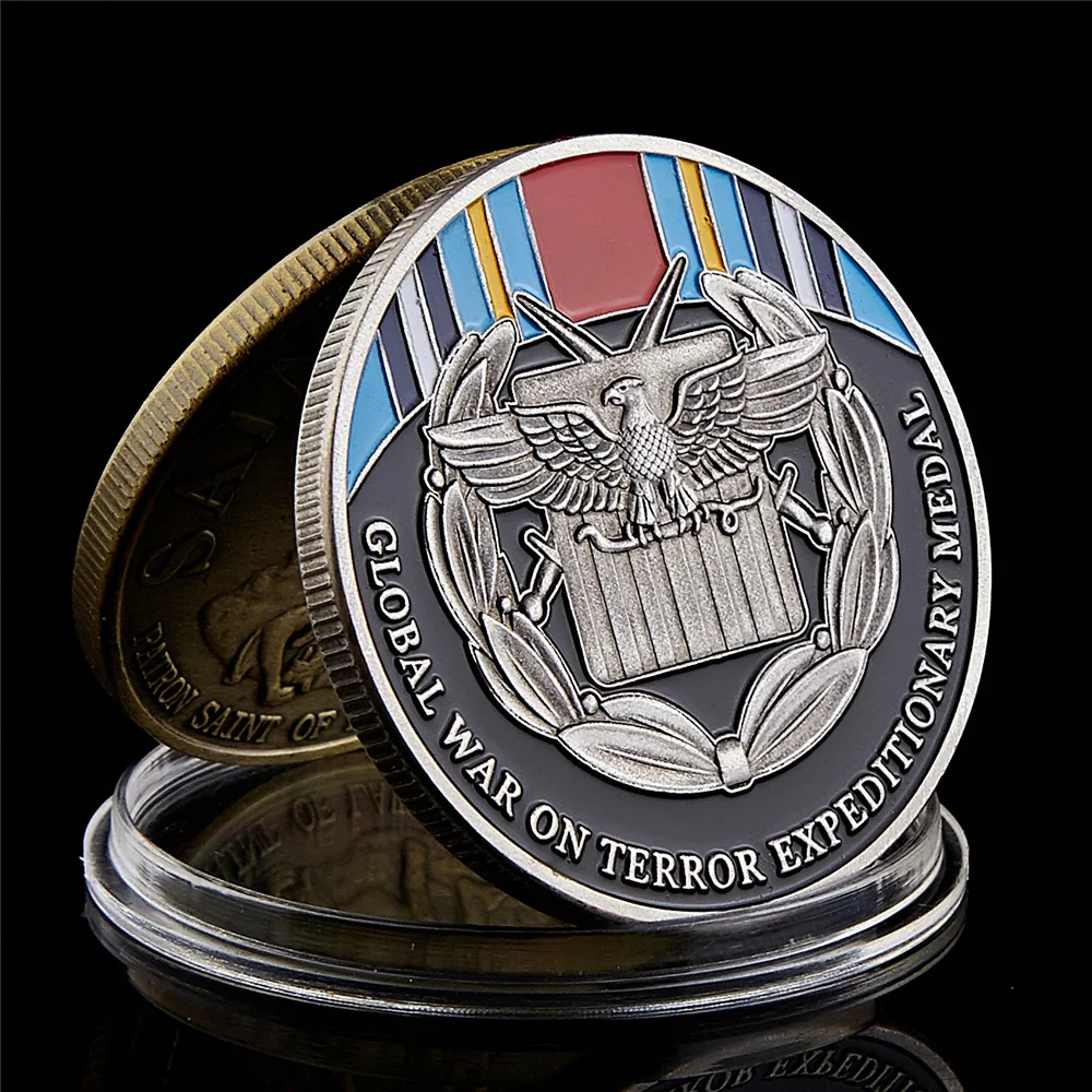 USA Global War On Terror Expeditionary Medal Commemorative Challenge Coin Collection