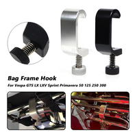 Motorcycle Aluminum Bag Frame Hook Crotchet Grips For Vespa All Model GTS LX LXV Sprint Primavera 50 125 250 300 Accessories